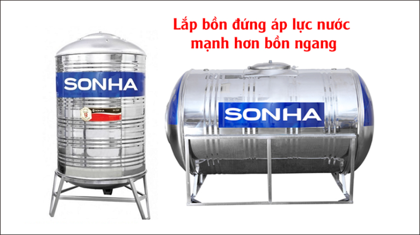 Lắp bồn nước đúng cách