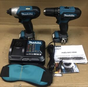 Bộ máy khoan vặn vít dùng pin Makita CLX224S (12V)