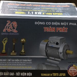 MOTOR 1.1KW (1.5HP) TOÀN PHÁT,100% dây đồng. 