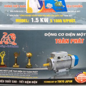 Động Cơ Điện Motor Toàn Phát 1.5 KW /1500v/p