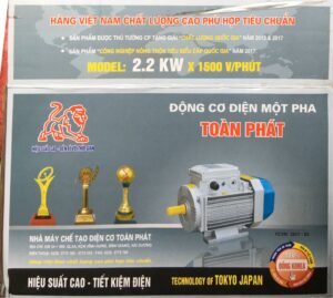 Động Cơ Điện Motor Toàn Phát 3 HP - 2.2 KW