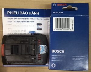 Pin BOSCH 18V 2.0Ah