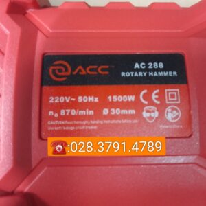 Máy khoan búa ACC- AC288 1500W,BH 6 tháng