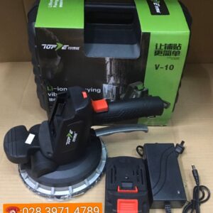 Máy ốp rung, hít gạch (pin) TOPVE V10