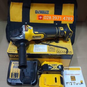 Máy mài pin 20Vmax/BL Dewalt DCG413B gồm 2 pin 20v 5.0ah ,1 sạc