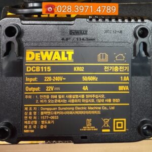 Máy mài pin 20Vmax/BL Dewalt DCG413B gồm 2 pin 20v 5.0ah ,1 sạc