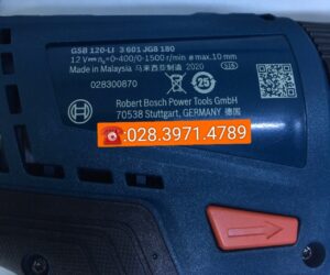 Máy khoan động lực pin 12V Bosch GSB 120-LI GEN II