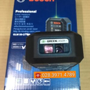 Máy đo khoảng cách laser tia xanh Bosch GLM 50-27 CG