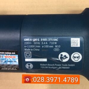 Máy mài góc GWS 6-100S (công tắc đuôi) 670W