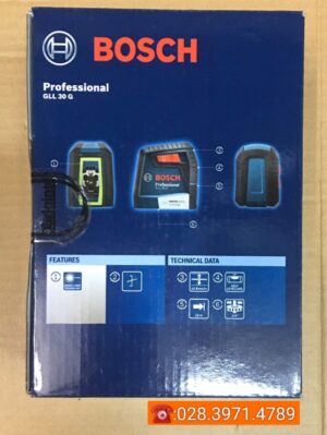 Máy cân mực laser Bosch GLL 30 G (tia xanh)