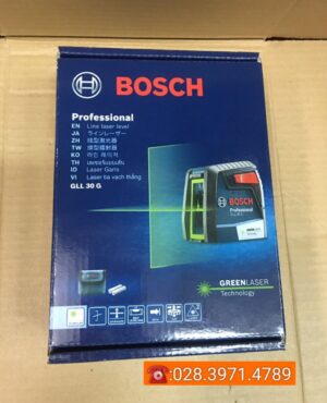 Máy cân mực laser Bosch GLL 30 G (tia xanh)