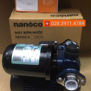 Máy bơm nước tăng áp Nanoco NSP300A,Bơm được nước nóng 100 độ