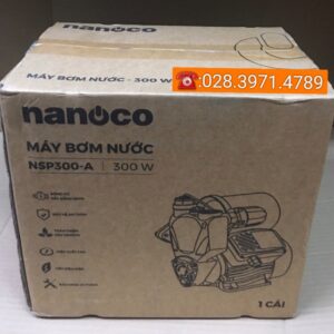 Máy bơm nước tăng áp Nanoco NSP300A,Bơm được nước nóng 100 độ