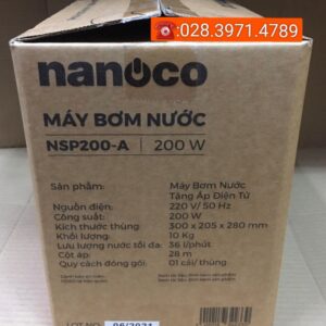 Máy bơm nước tăng áp NSP200-A ( Máy bơm nước nóng áp lực tự động 200W )