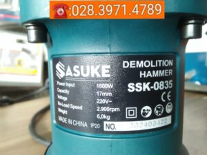 Máy đục bê tông SASUKE SSK-0835 17mm công suất 1600W