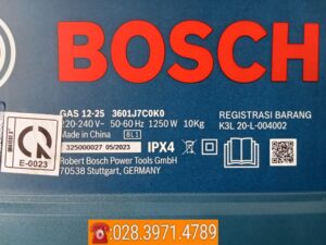 Máy hút khô/ướt BOSCH GAS 12-25 PROFESSIONAL