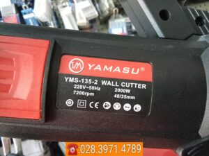 Máy cắt tường chính hãng YAMASU YSM-135-2 2 lưỡi đường kính 133mm, công suất 2000W